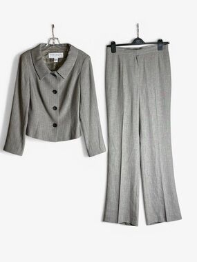 Doncaster Signature Herringbone Pant Suit Size 10